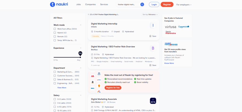 Digital Marketing course in Hyderabad - Digital Marketing jobs in Hyderabad - naukri