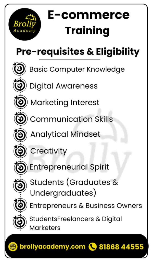 E-commerce Marketing Course in Hyderabad - Brolly Academy