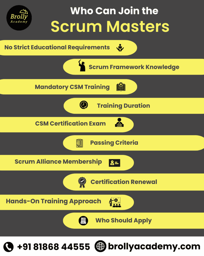Scrum Masters Training In Hyderabad -Who Can learn