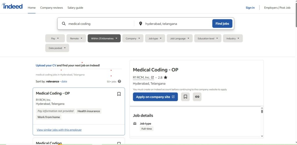 medical coding training in hyderabad-medical coding jobs in hyderabad -indeed