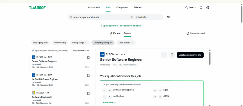 Apache Spark Training In Hyderabad - Jobs in Hyderabad - Glassdoor