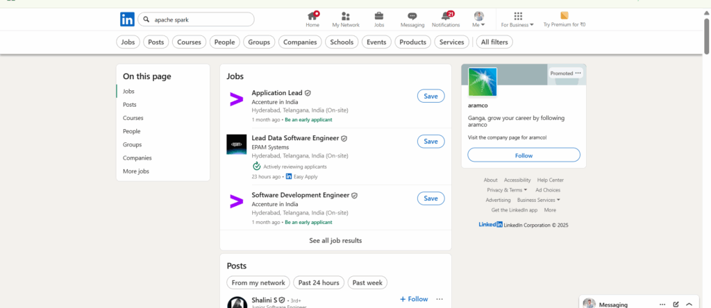 Apache Spark Training in Hyderabad - Jobs in Hyderabad - LinkedIn