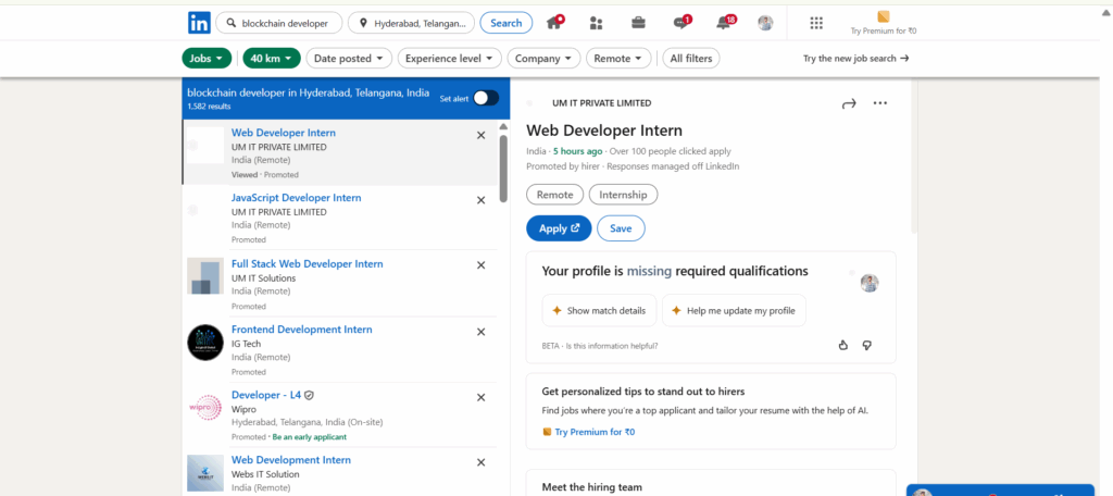 Blockchain course In Hyderabad - jobs in Hyderabad, LinkedIn