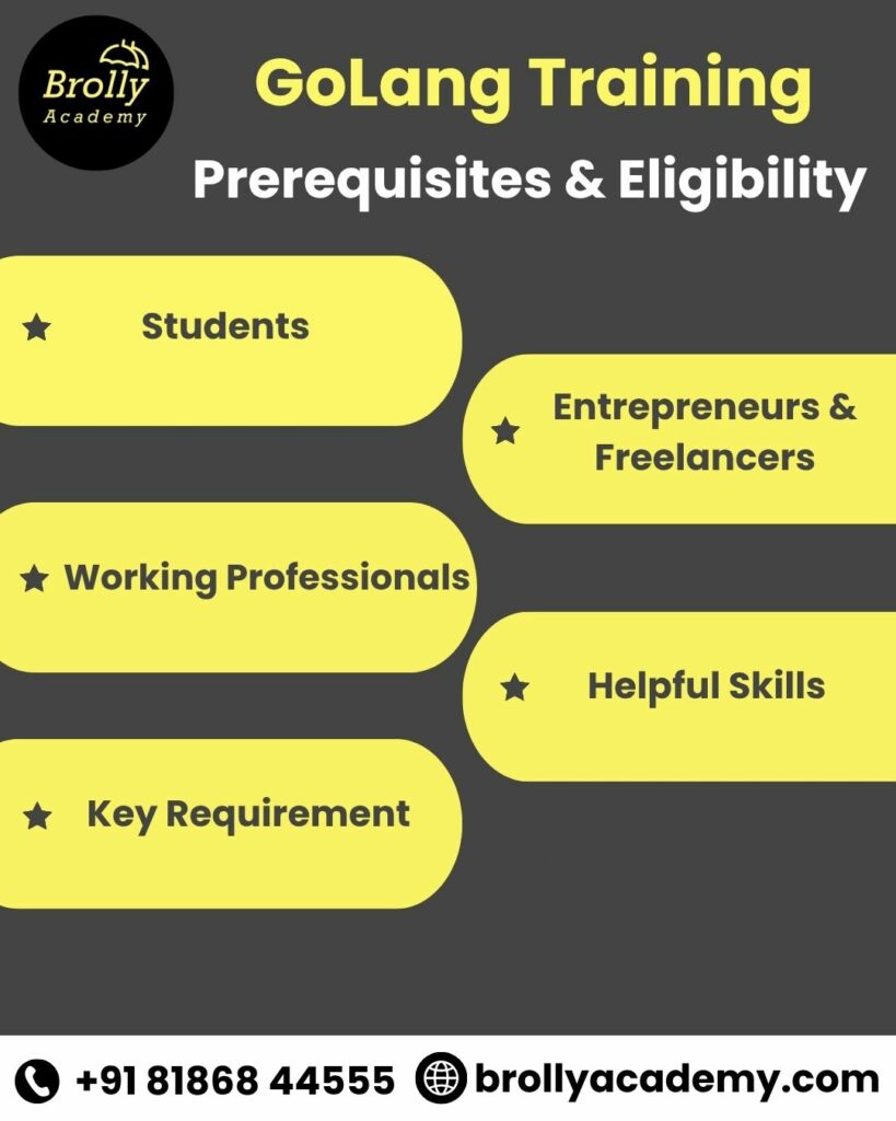 Goalng Training In Hyderabad - Prerequisites & Eligibility (1)
