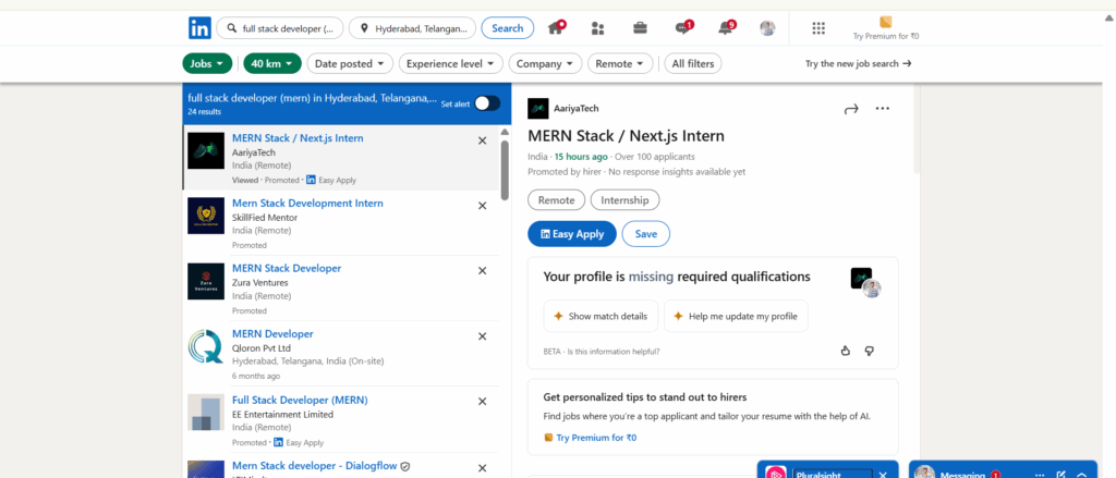 MERN Stack Course In Hyderabad - Jobs In Hyderabad - LinkedIn