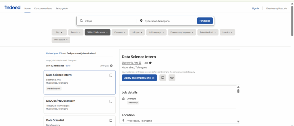 MLOPS Training In Hyderabad - Jobs In Hyderabad - Indeed