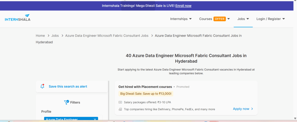 Microsoft Fabric Training in Hyderabad - Jobs In Hyderabad - INTERN SHALA