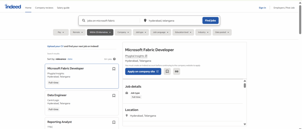 Microsoft Fabric Training in Hyderabad - Jobs In Hyderabad - Indeed