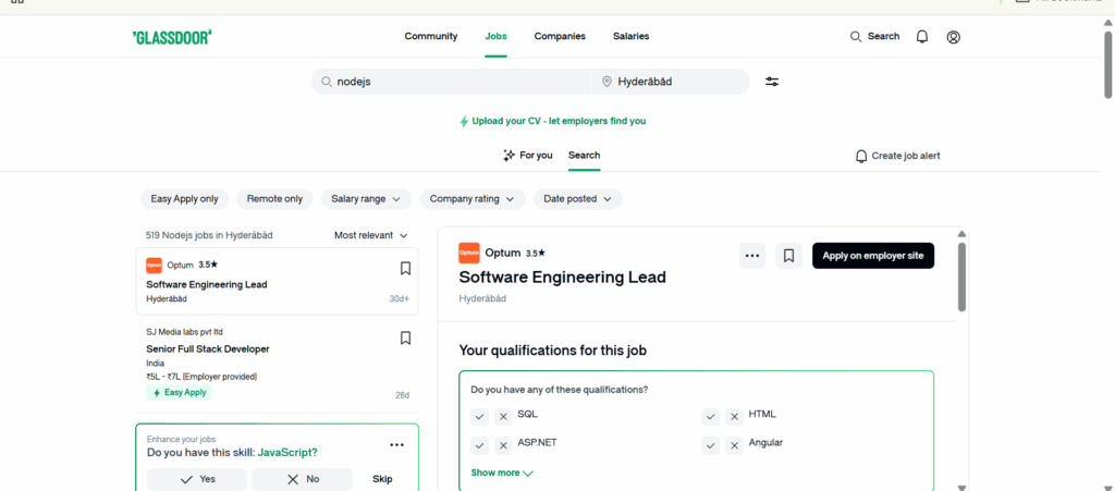 Node JS full stack training in Hyderabad - Jobs In Hyderabad - Glassdoor