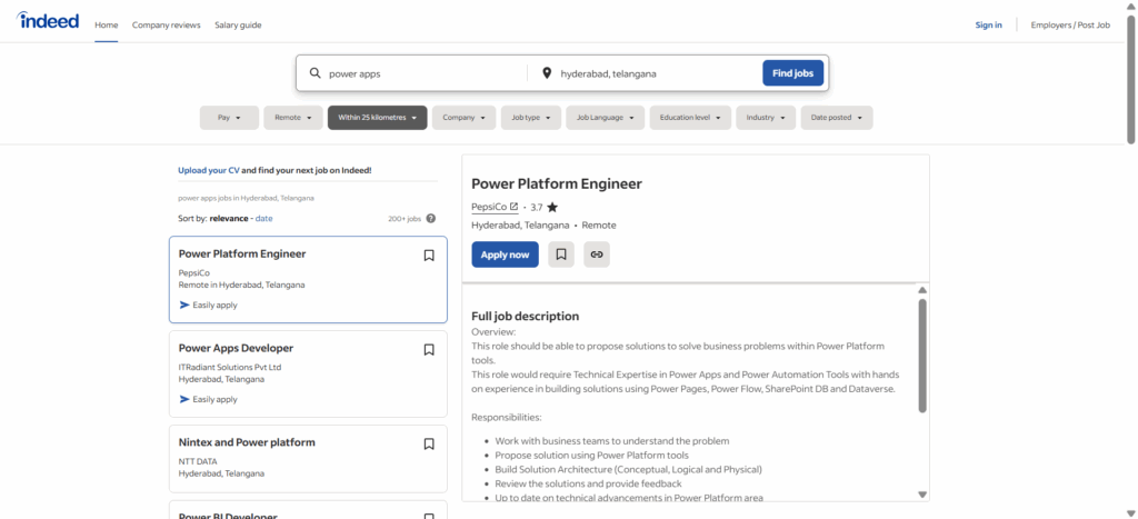 PowerApps Jobs In Hyderabad - Jobs In Hyderabad - Indeed