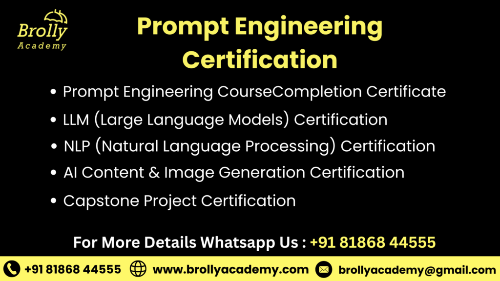 Prompt Engineering Certification