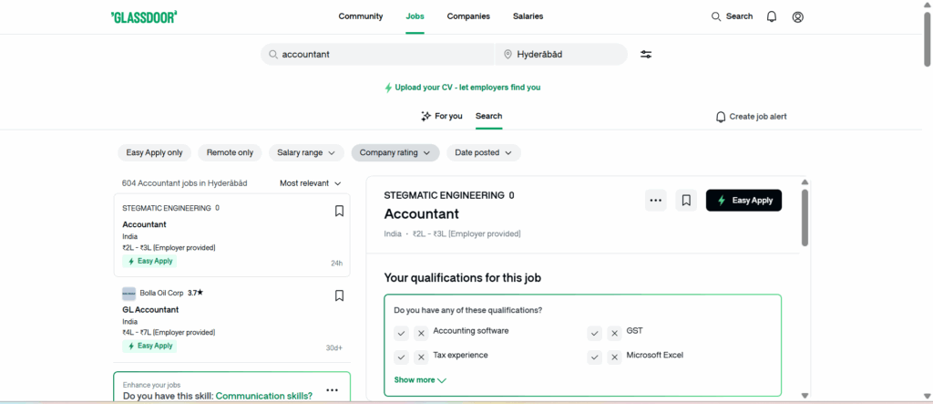 Tally Course In Hyderabad - Jobs In Hyderabad - Glassdoor
