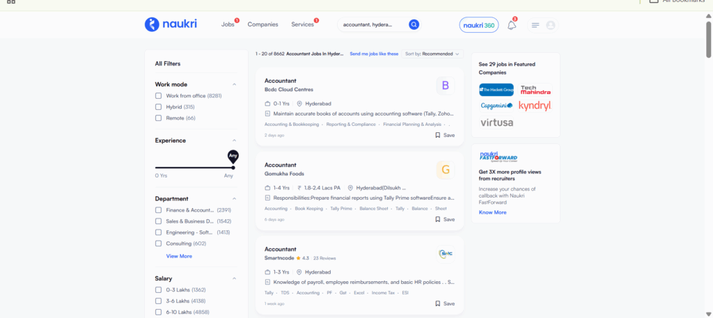 Tally Course In Hyderabad - Jobs In Hyderabad - Naukri - Naukri