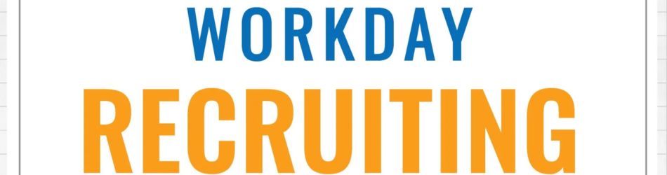 Workday Training in Hyderabad-Workday Recruting tool