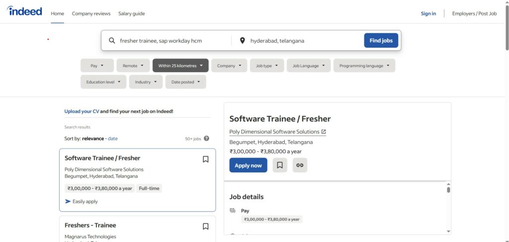 Workday Training in Hyderabad-Workday jobs in hyderabad - indeed