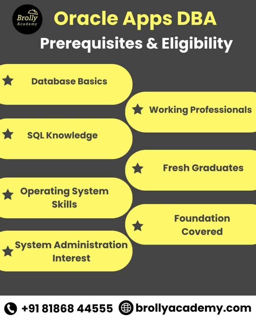 oracle apps aba training in hyderabad - prerequisites & eligibility
