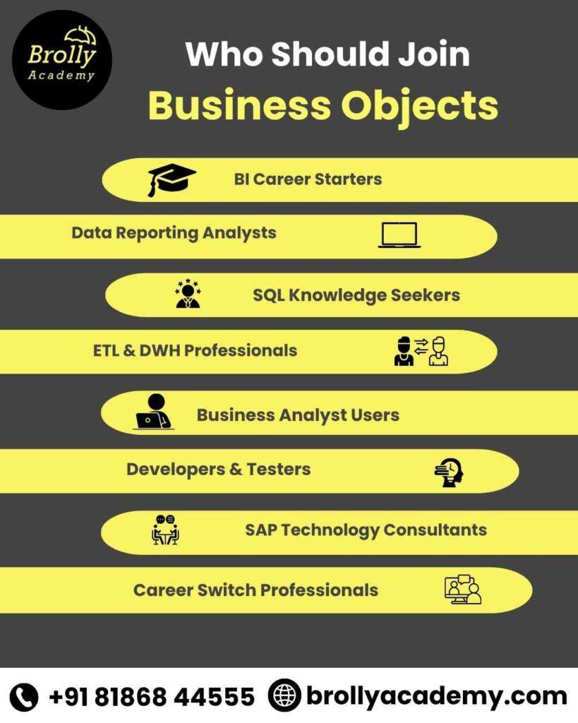 Business Objects Training In Hyderabad - Who Should Learn