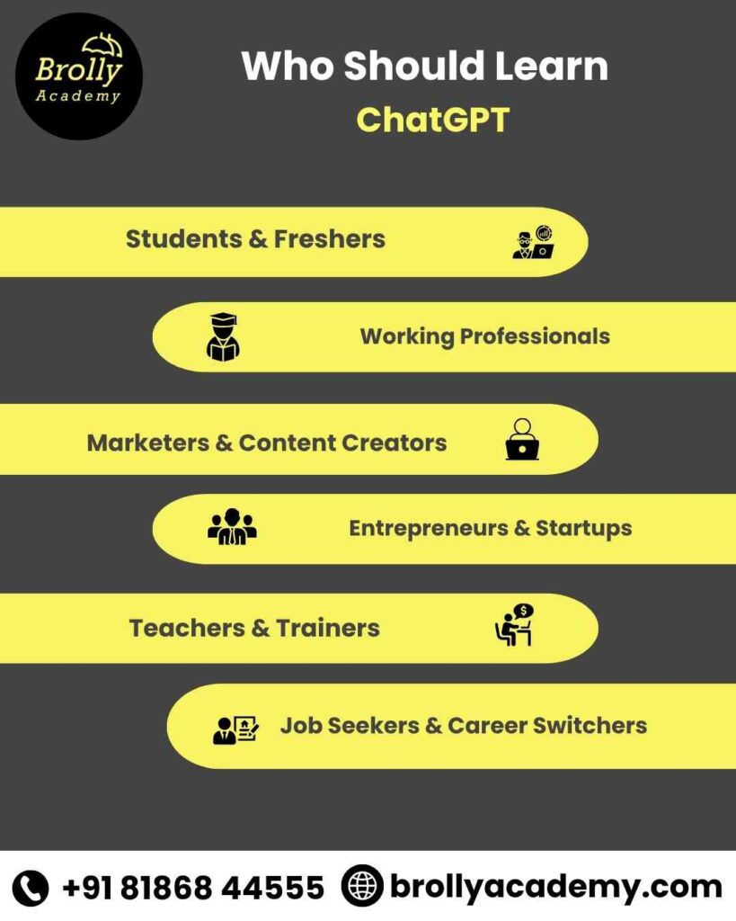ChatGPT Course In Hyderabad - Who Should Learn