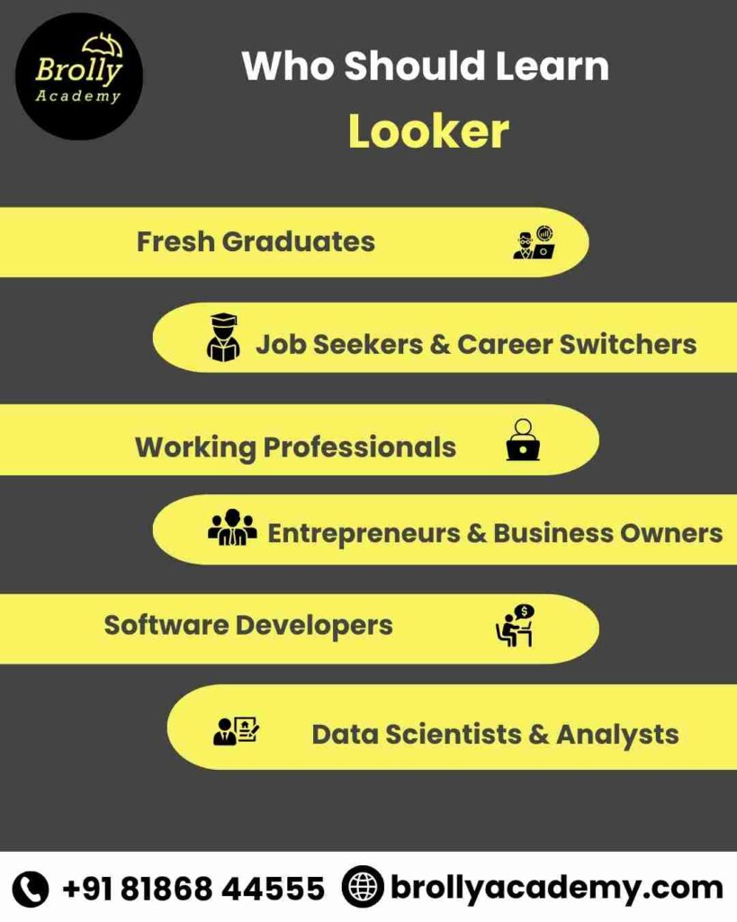 Looker Training In Hyderabad - Who Should Learn