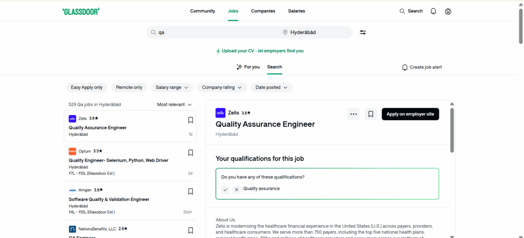 QTP Training In Hyderabad - Jobs In Hyderabad - Glassdoor