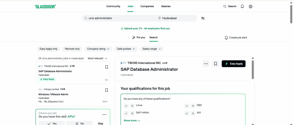 Unix Administrator Training in Hyderabad - Jobs In Hyderabad - Glassdoor