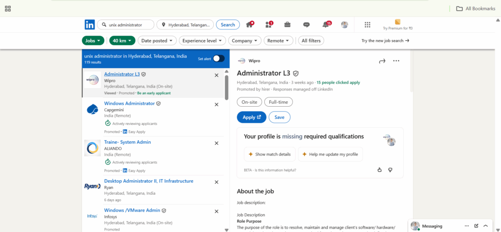 Unix Administrator Training in Hyderabad - Jobs In Hyderabad - LinkedIn
