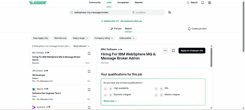 WebSphere Message Brokers (MQ) Training in Hyderabad - Jobs In Hyderabad - Glassdoor