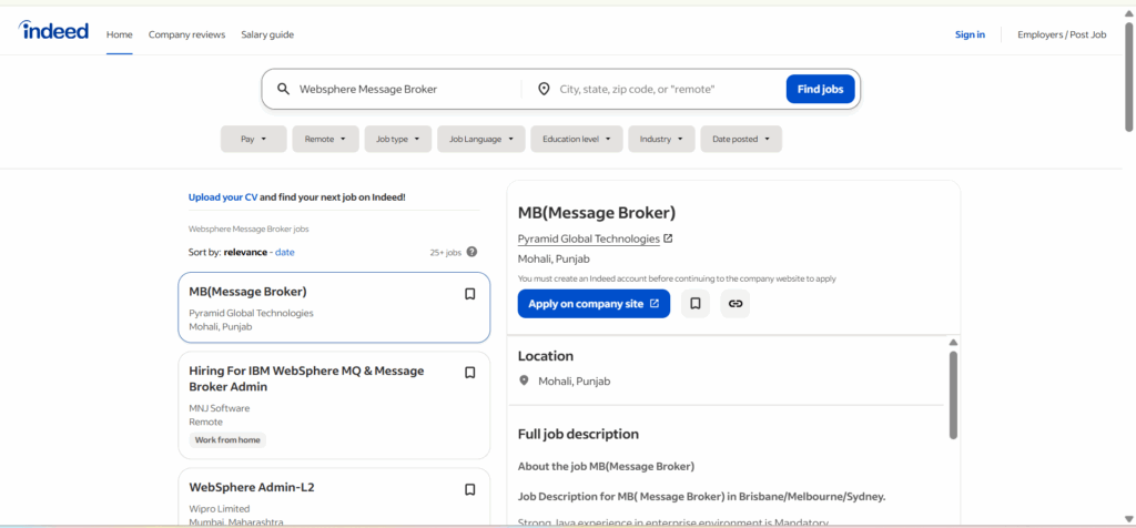 WebSphere Message Brokers (MQ) Training in Hyderabad - Jobs In Hyderabad - Indeed