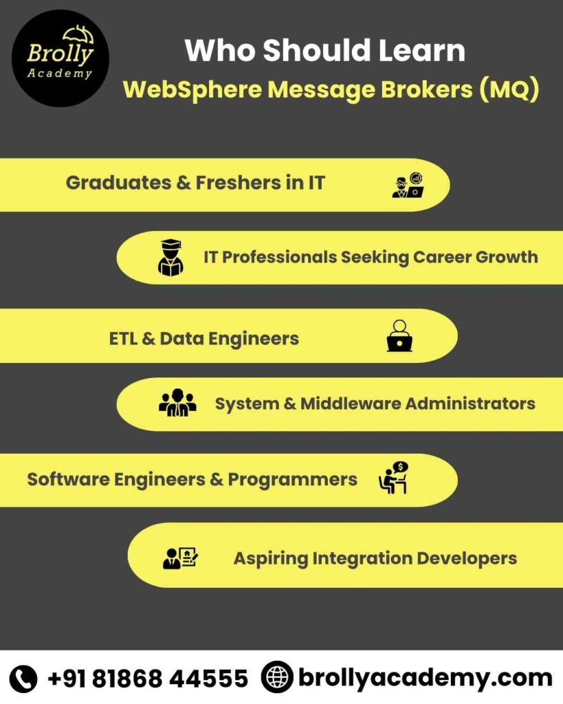 WebSphere Message Brokers (MQ) Training in Hyderabad - Who Should Learn