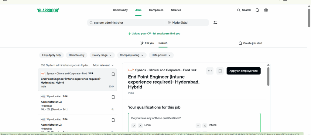 Windows Server Administration Training in Hyderabad - Jobs In Hyderabad - Glass Door