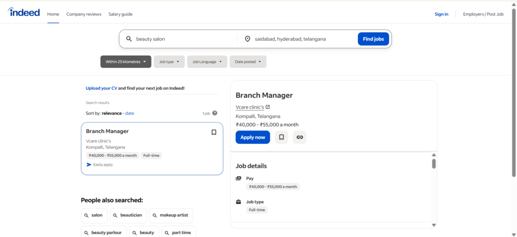 Beautician Course In Hyderabad - Jobs In Hyderabad - Inded
