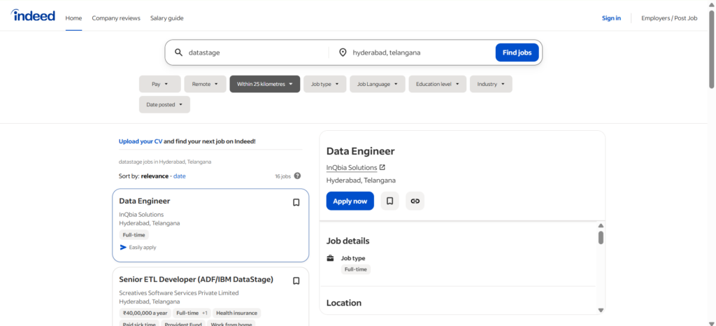 DataStage Training In Hyderabad - Jobs In Hyderabad - Indeed