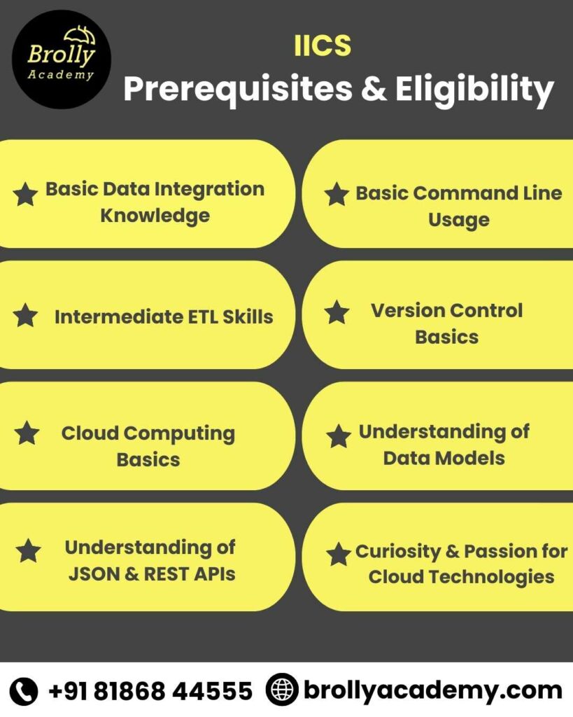 IICS Training In Hyderabad -Prerequisites & Eligibility