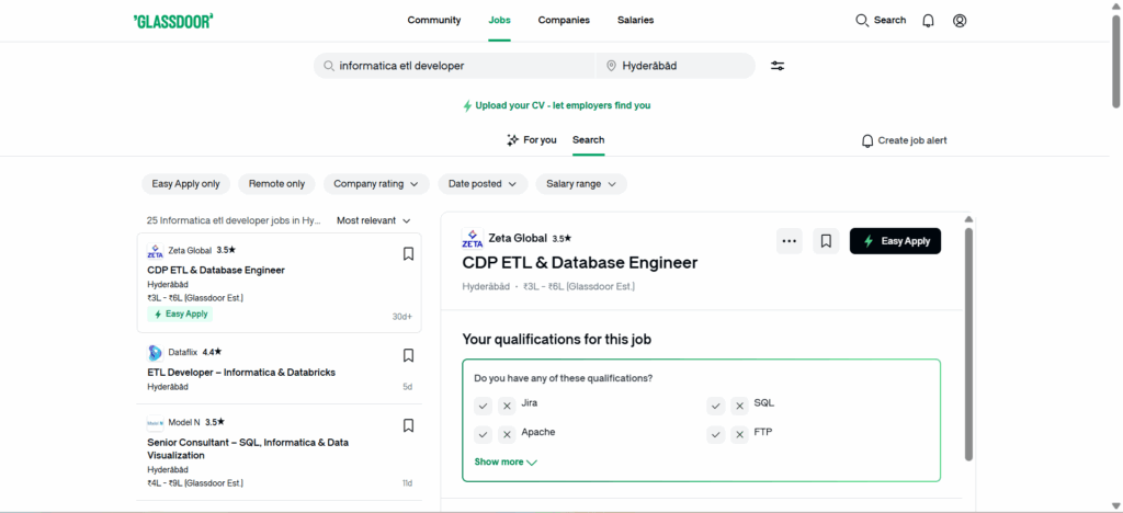 Informatica Training in Hyderabad - jobs in Hyderabad - Glassdoor