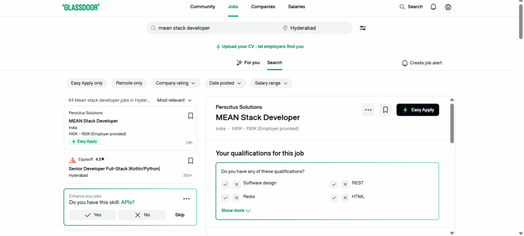 MEAN Stack Training In Hyderabad - Jobs In Hyderabad - Glassdoor