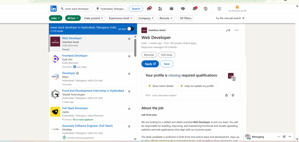 MEAN Stack Training In Hyderabad - Jobs In Hyderabad - LinkedIn