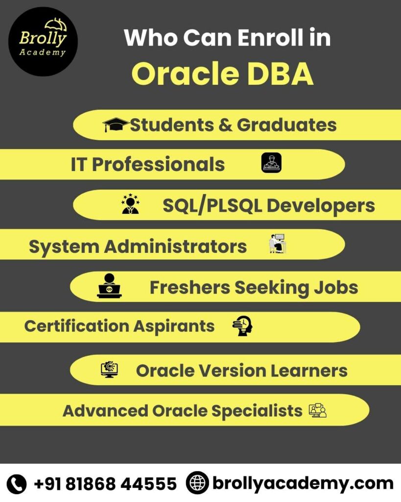 Oracle DBA Training In Hyderabad- Who Should Learn