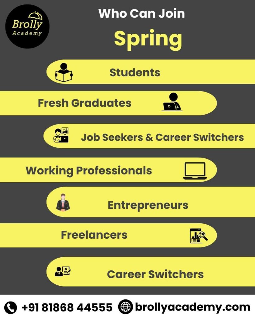 Spring Training in Hyderabad - who can join