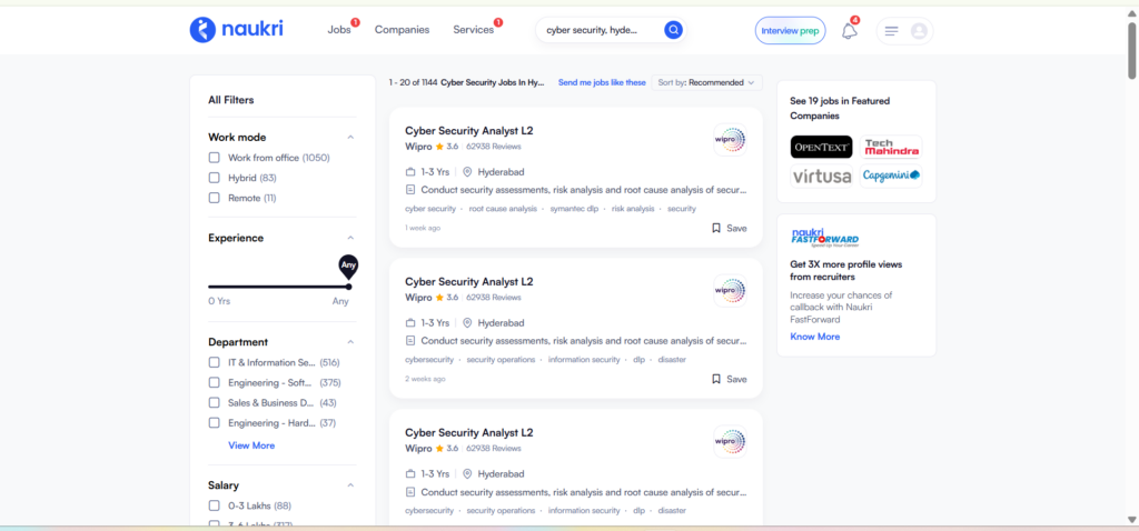 Cybersecurity Course In Hyderabad - Naukri