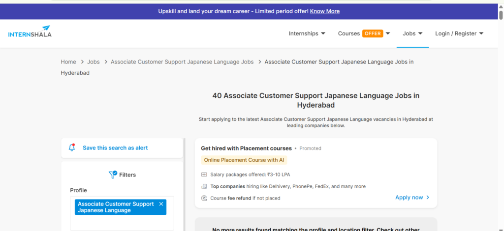 Japanese Language In Hyderabad -Jobs In Hyderabad - Internshala