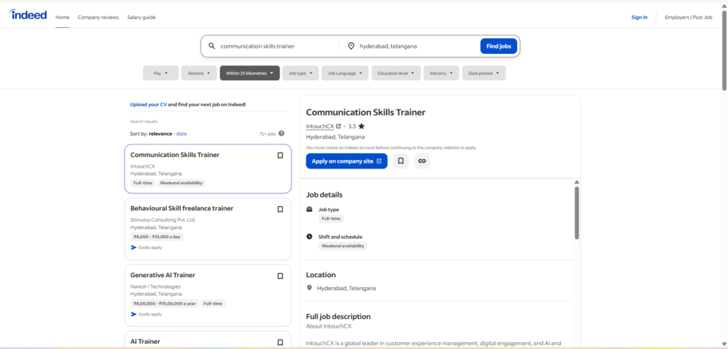 Soft Skills Training In Hyderabad - Jobs In Hyderabad - Indeed