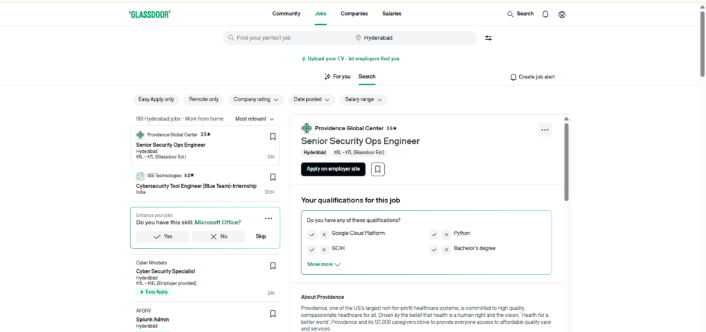 Splunk Training In Hyderabad - Jobs In Hyderabad - Glassdoor