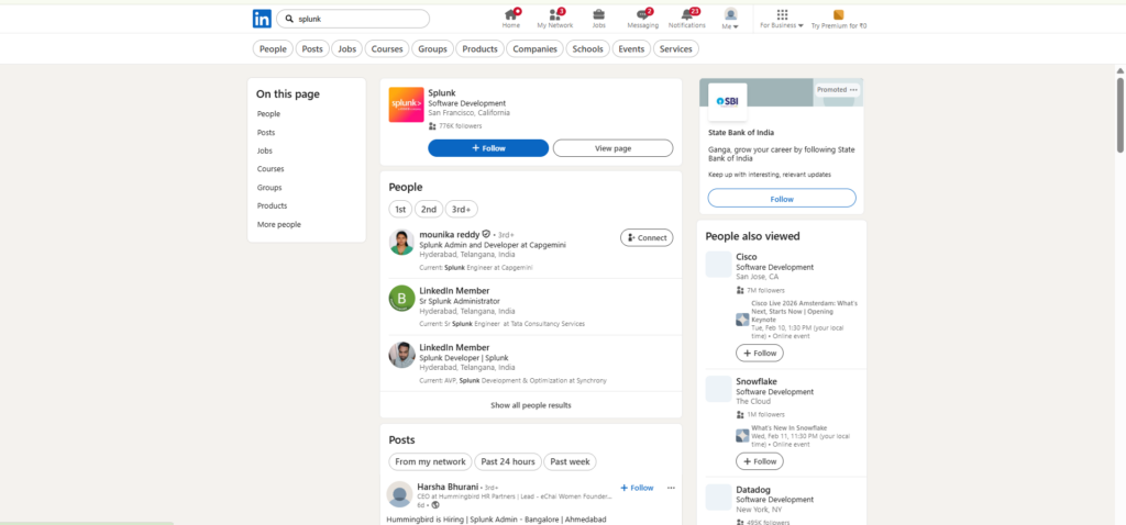 Splunk Training In Hyderabad - Jobs In Hyderabad - Linked In