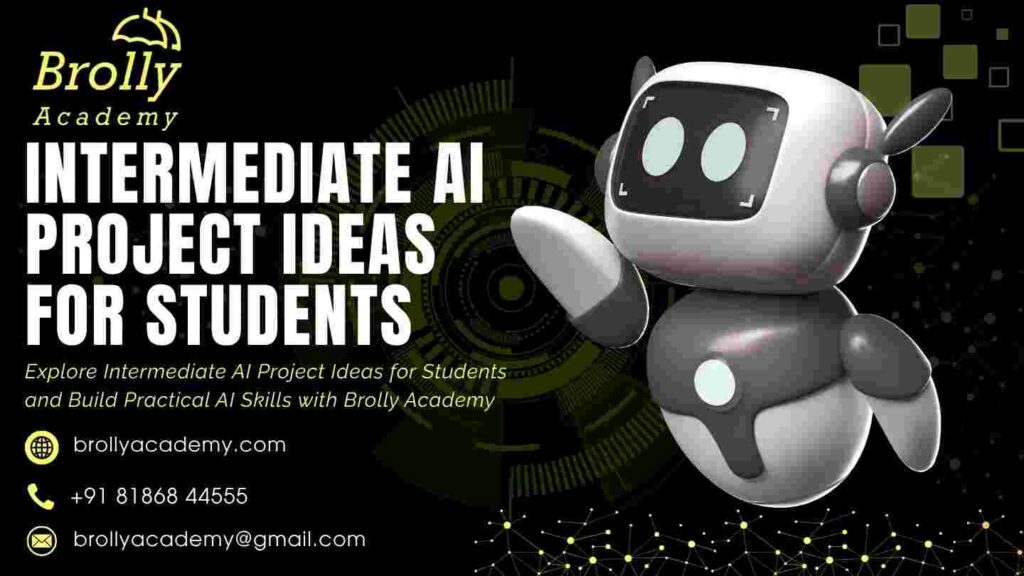 Intermediate AI Project Ideas for Students - Brolly academy