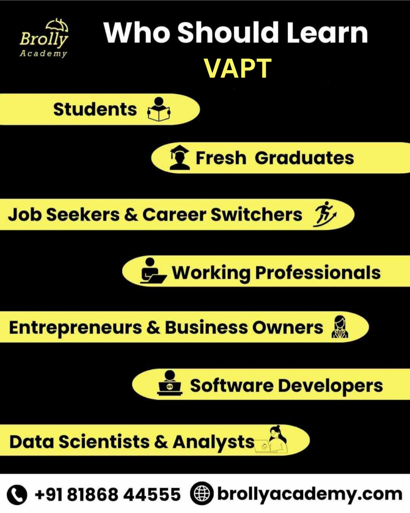 Who Should learn VAPT - Brolly Academy (1)
