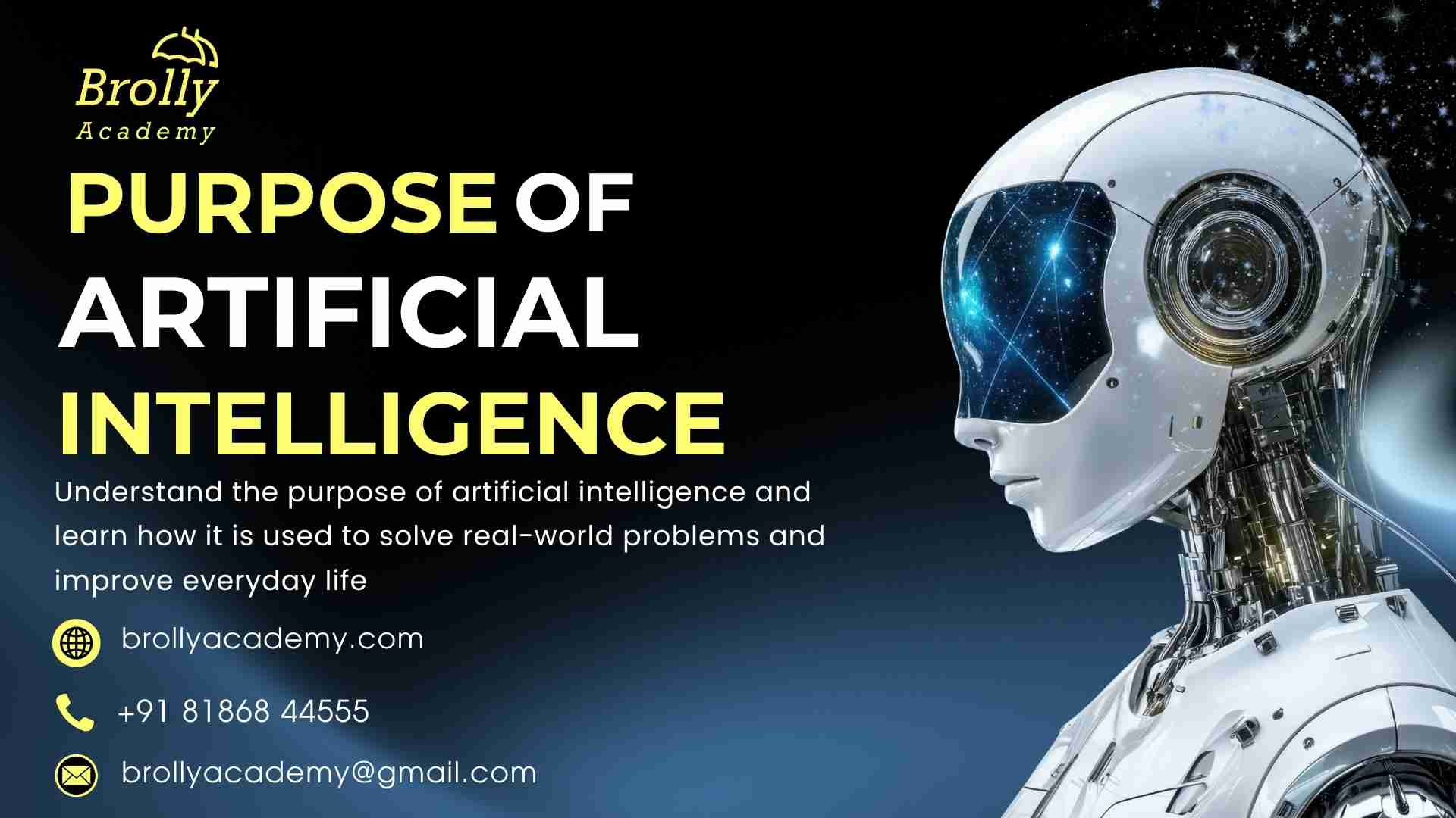 purpose of artificial intelligence - Brolly Academy