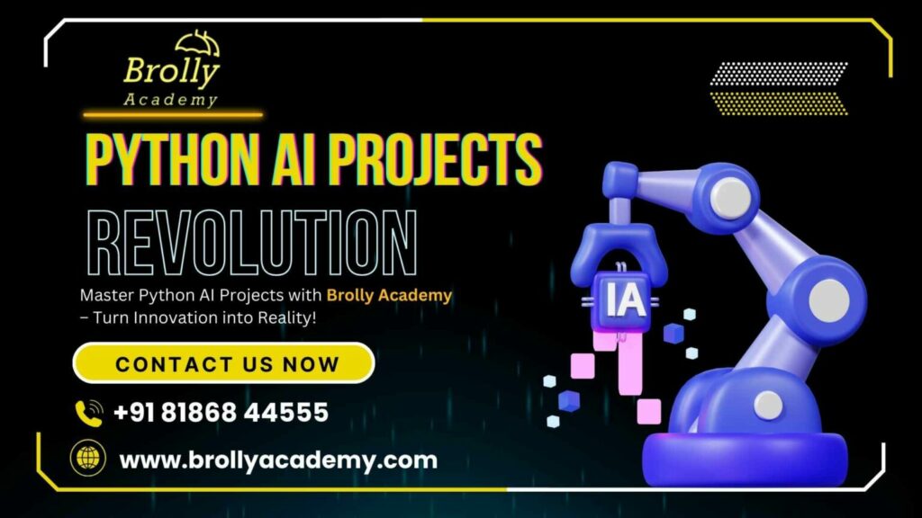 python ai projects revolution by brolly academy