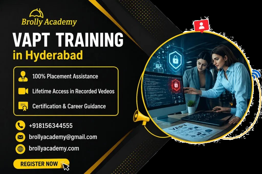 vapt training in hyderabad brolly academy