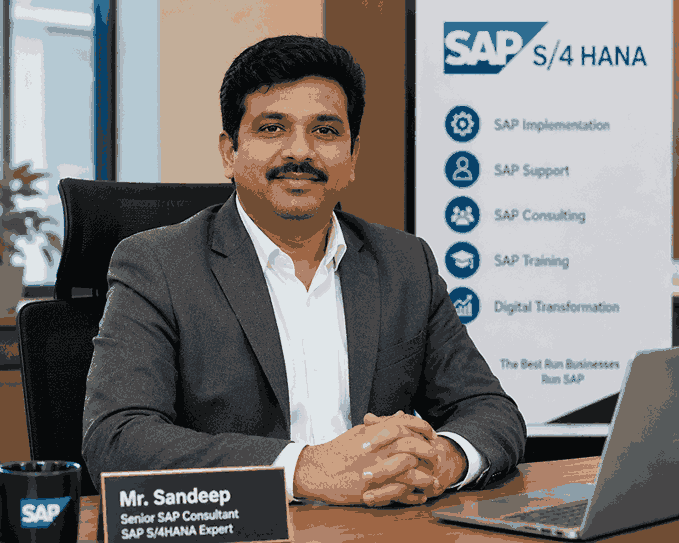 SAP Training in Hyderabad Trainer Mr. Sandeep at Brolly Academy