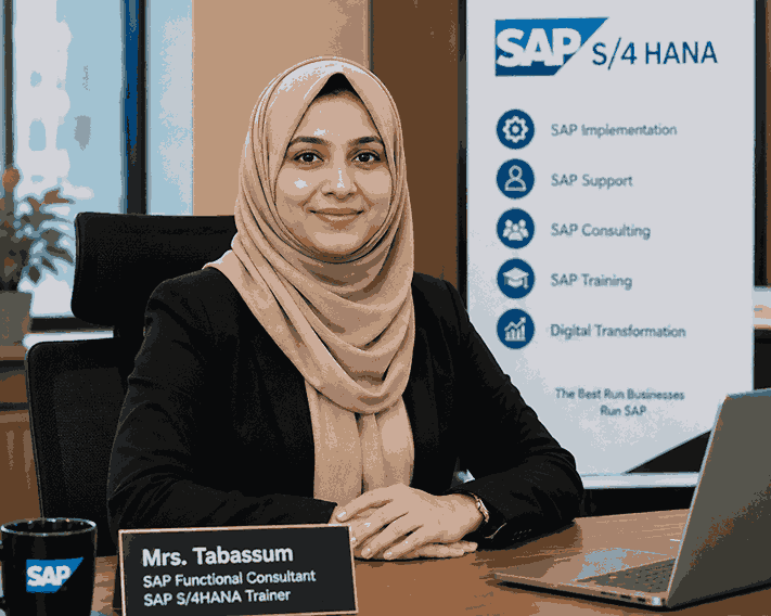 Mrs. Tabassum SAP Trainer in Hyderabad at Brolly Academy